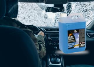 Liquide lave glace antigel pour que votre pare-brise affronte le givre !